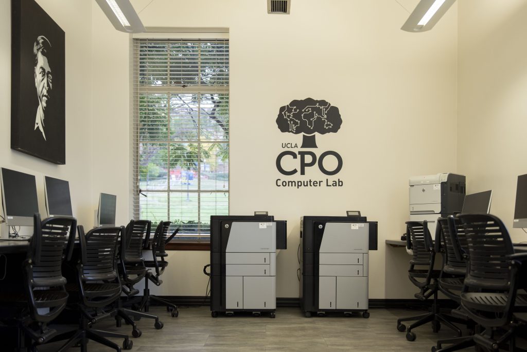 UCLA’s Community Programs Office, or CPO, houses a computer lab near the eastern entrance of the Student Activities Center with accessible printing and copying options for all students. Here, Bruins can print up to 150 pages per quarter at no charge.