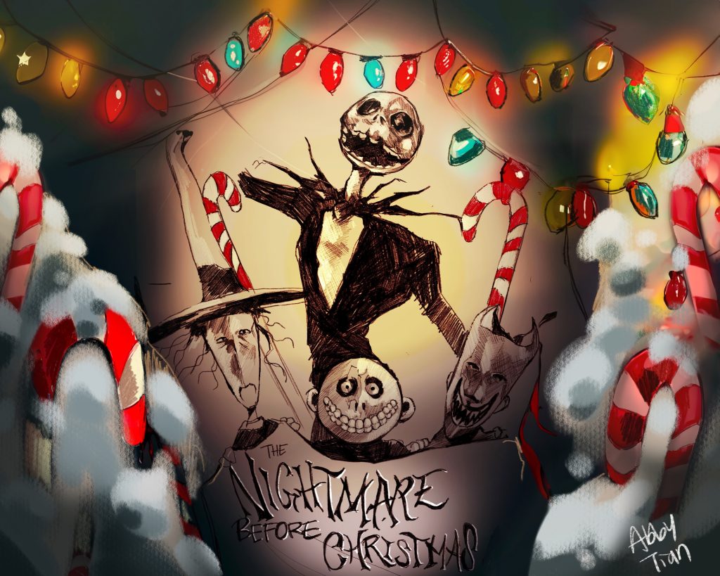 The Nightmare Before Christmas. Illustration by Abby Tian/BruinLife.