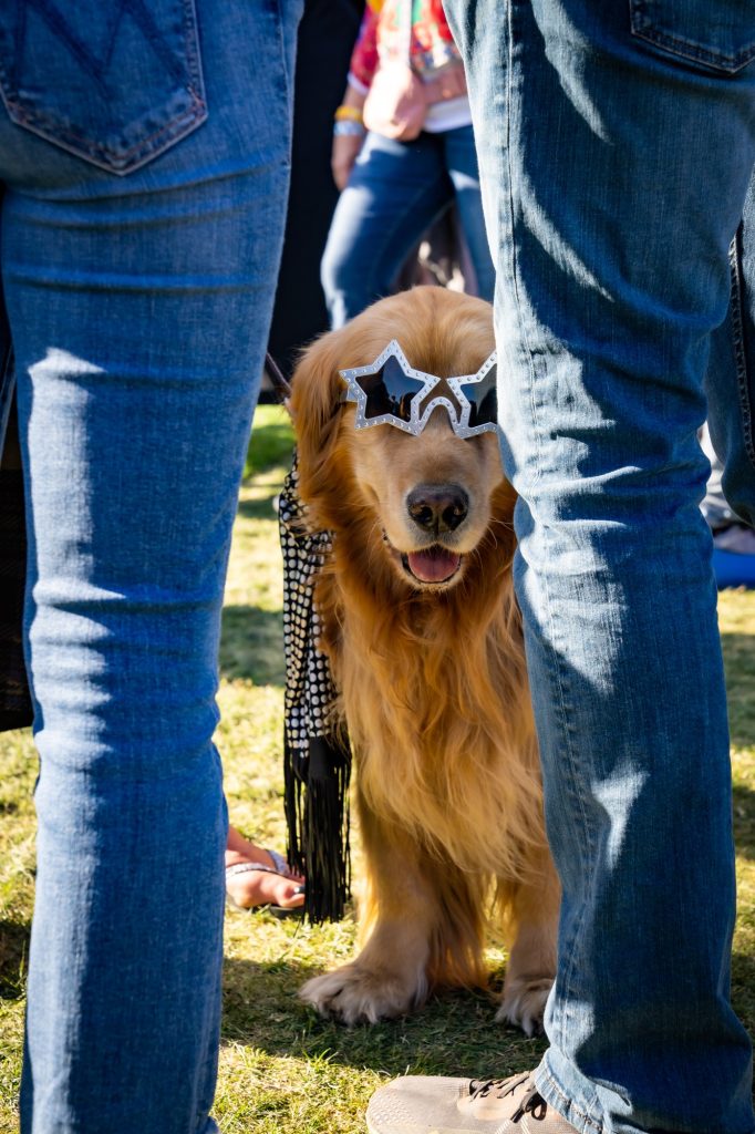Humans and dogs alike, festival goers dressed their best as they made their way through day two. Photographed by Cathryn Kuczynski/BruinLife.