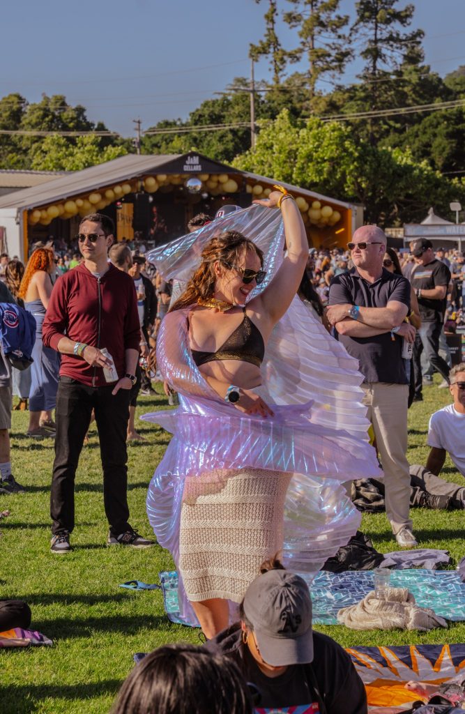 Festivalgoers arrive in gorgeous and elaborate outfits which they rocked all day long as they enjoyed the day's festivities. Photographed by Cathryn Kuczynski/BruinLife