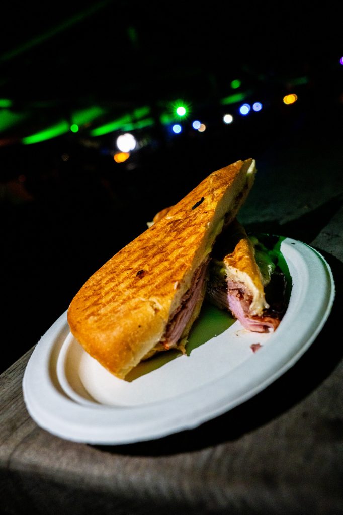 Hodmonk food truck's Cubano sandwich at Bottlerock. Photographed by Cathryn Kuczynski/BruinLife.