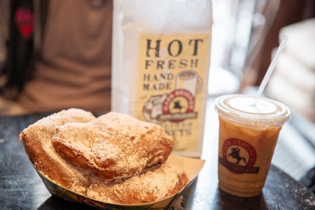 Crisped with a delicate shell and deliciously doughy on the inside, Cafe Beignet's beignets offer bites of sugary goodness.  Photographed by Finn Martin/BruinLife.