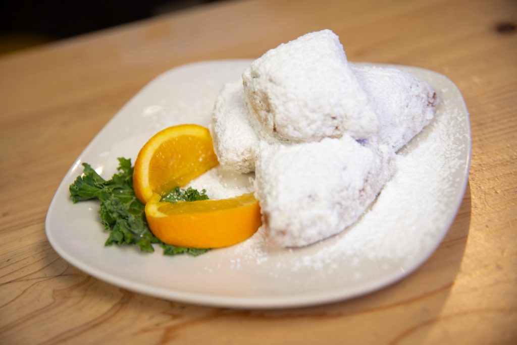 Sugary overdose may be a dream to some, but these beignets at Nostalgia Nola may somewhat overdo it. Those drawn to the city still ought to check out the establishment for its retro arcade machines and selection of beverages. Photographed by Finn Martin/BruinLife.