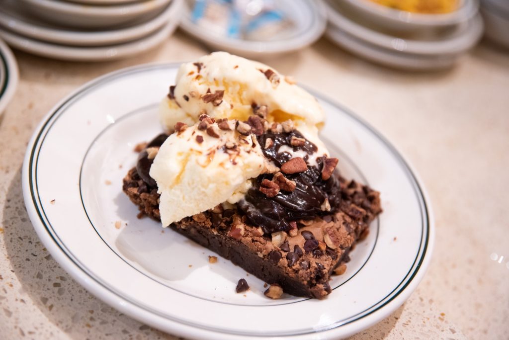 The brownie pie.  Photographed by Finn Martin/BruinLife.