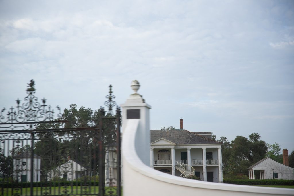 An enclosed manor along Louisiana Highway 18.  Photographed by Finn Martin/BruinLife.