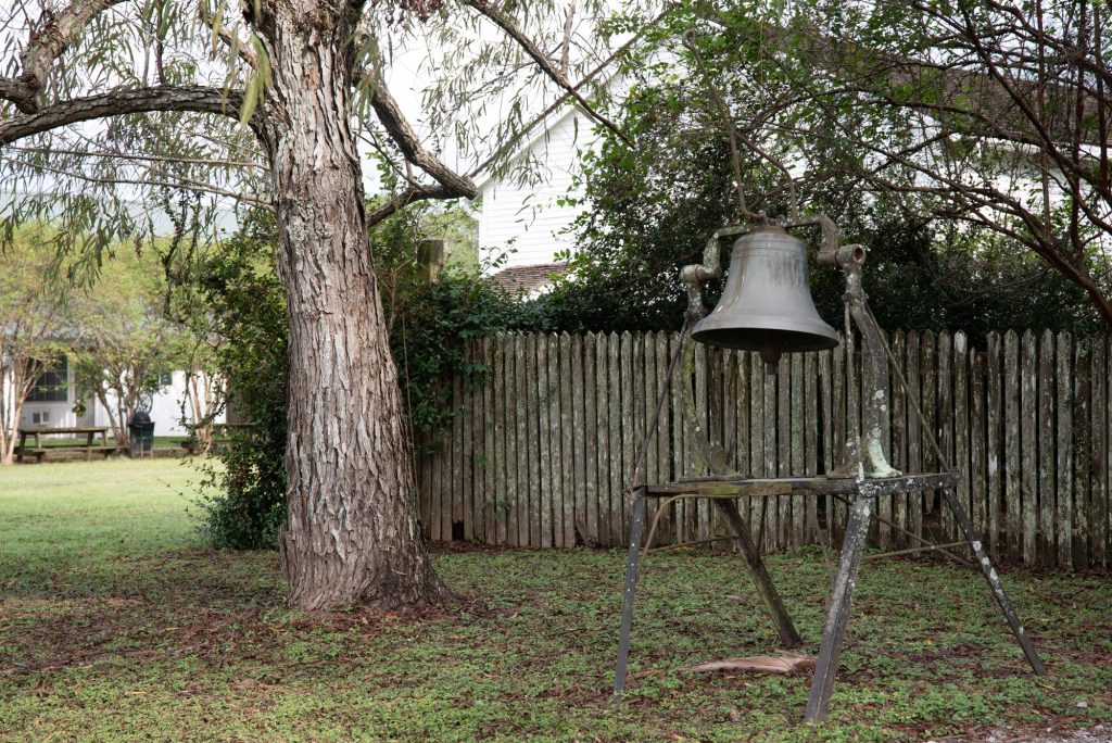 Enslaved people's daily lives would be regimented by the ringing of a bell.  Photographed by Finn Martin/BruinLife.