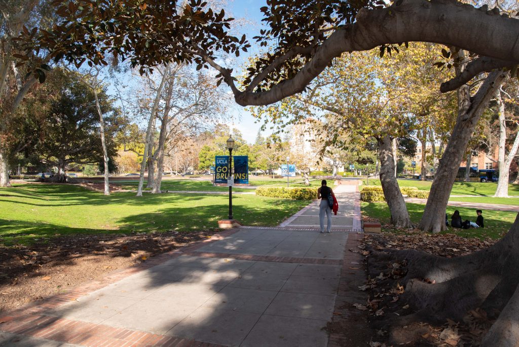 The Sunken Gardens, or officially Dickson Court South and Dickson Court North.  Photographed by Khaled Al Duwaikat/BruinLife.