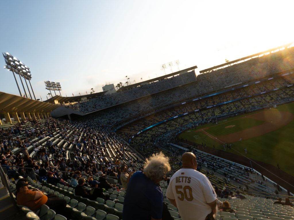 They don't call it the nosebleeds for nothing.  Photographed by Gavin Meichelblock/BruinLife.