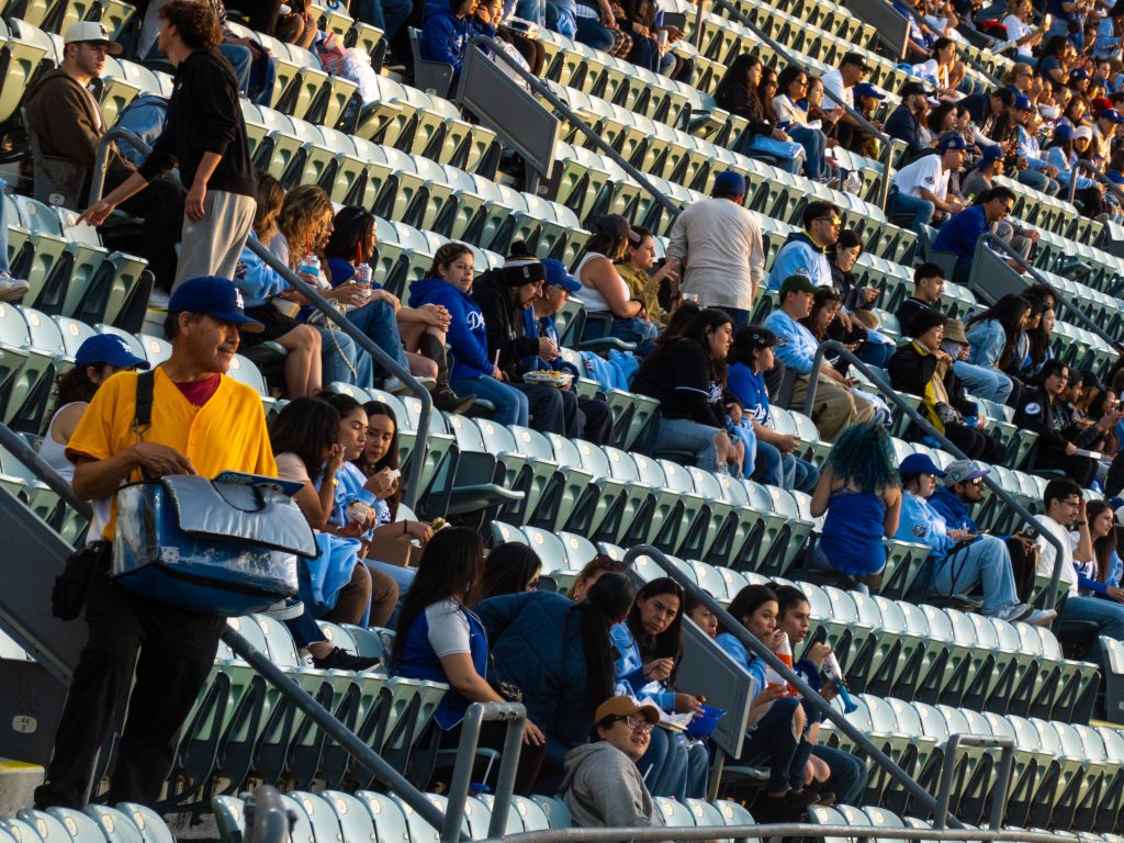 Served at your seat, any section of Dodgers Stadium can experience the royal treatment. Photographed by Gavin Meichelblock/BruinLife.