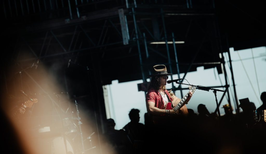 Kaleo rocks the stage with a powerful, heartfelt performance. Photographed by Ryan Zhang/BruinLife.
