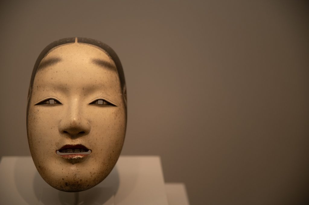 A Waka Onna (Young Woman) Noh mask. Photographed by Finn Martin/BruinLife.