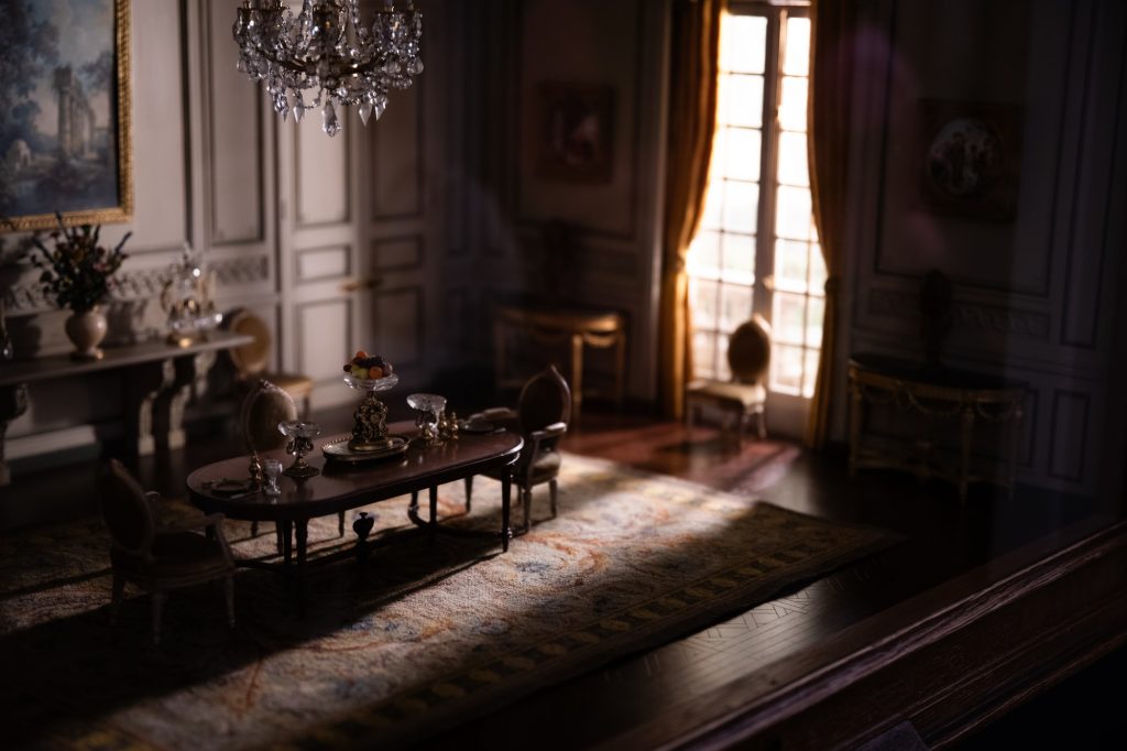 A miniature of a 19th-century French room. Photographed by Finn Martin/BruinLife.