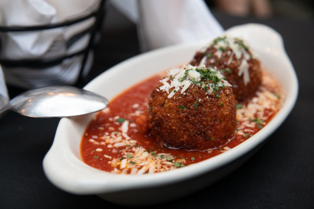 The Saffron Arancini. Photographed by Finn Martin/BruinLife.