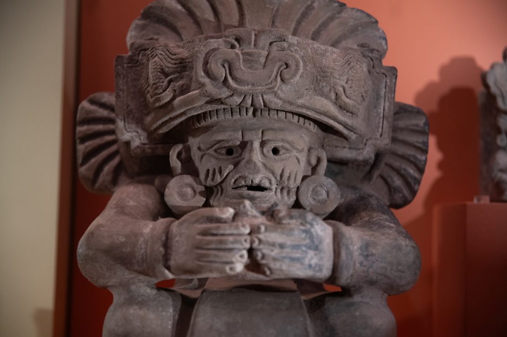 The Field Museum's exhibits include sculptures. Photographed by Finn Martin/BruinLife.
