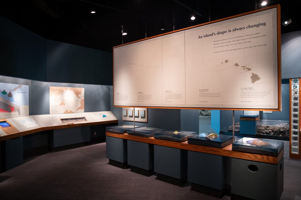 A survey of the Hawaiian islands is pictured. Photographed by Finn Martin/BruinLife.