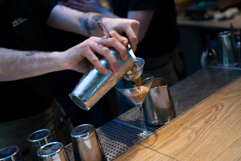 The Espresso Martini is made in house with the coffee giant's own espresso. Photographed by Finn Martin/BruinLife.
