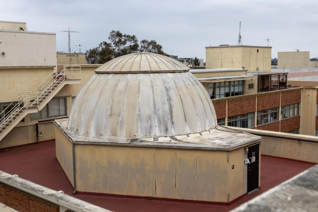 The planetarium; an unassuming building during the day, but a host of celestial wonder at night. Photographed by Jaclyn Wang/BruinLIfe