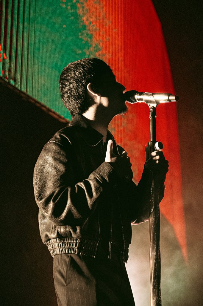 Cornejo holds a hand to his chest, pouring feeling into each note. Photographed by Amy Miranda/BruinLife