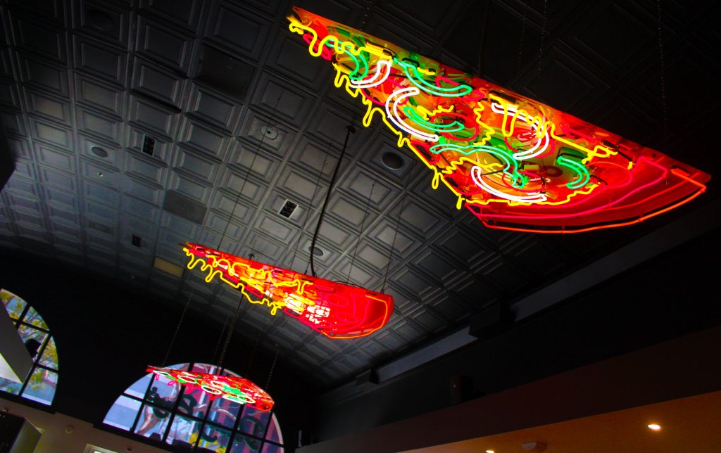 For customers who like a light pizza. Photo by Gavin Meichelbock/BruinLife.